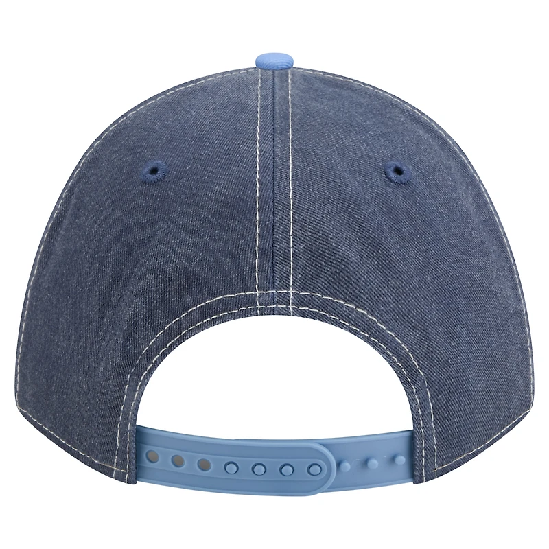 Men's New Era  Blue Sporting Kansas City Jersey Hook 9FORTY Adjustable Hat