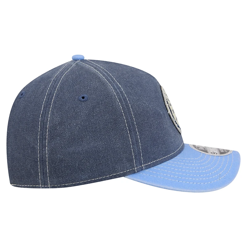 Men's New Era  Blue Sporting Kansas City Jersey Hook 9FORTY Adjustable Hat