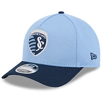Men's New Era Light Blue Sporting Kansas City 2025 Jersey Hook 9FORTY M-Crown Adjustable Hat