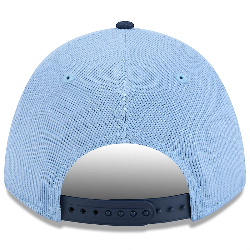 Casquette ajustable New Era bleu clair Sporting Kansas City 2025 Jersey Hook 9FORTY M-Crown pour homme