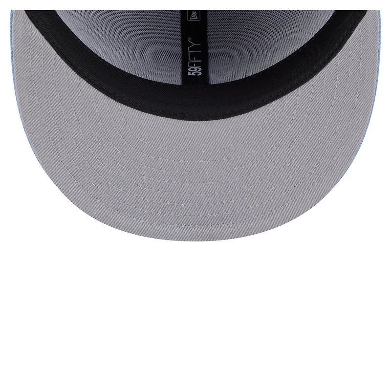 Casquette ajustée New Era 59FIFTY bleu marine pour homme Sporting Kansas City 2025 Kickoff