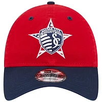 Men's New Era Red Sporting Kansas City Americana 9TWENTY Adjustable Hat