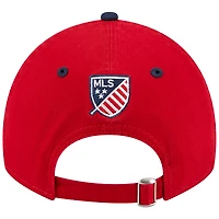 Men's New Era Red Sporting Kansas City Americana 9TWENTY Adjustable Hat