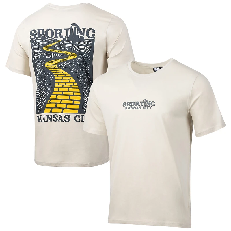 T-shirt décontracté pour homme Sport Design Sweden Tan Sporting Kansas City