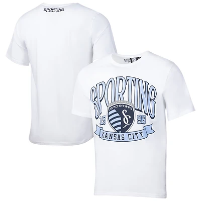 Men's Sport Design Sweden White Sporting Kansas City Vintage '90s Relaxed T-Shirt