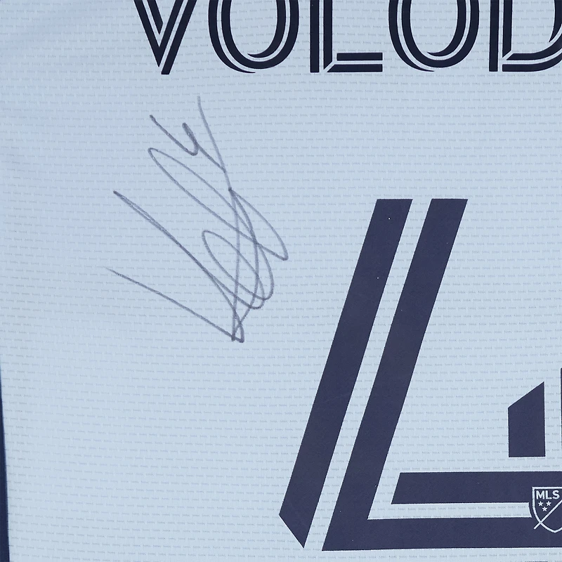 Robert Voloder Sporting Kansas City Autographed Match-Used #4 Blue adidas Jersey from the 2024 MLS Season - Size M