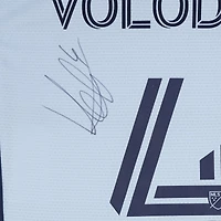 Robert Voloder Sporting Kansas City Autographed Match-Used #4 Blue adidas Jersey from the 2024 MLS Season - Size M