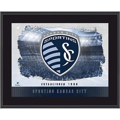 Sporting Kansas City 10.5" x 13" Sublimated Horizontal Team Logo Plaque
