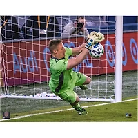 Tim Melia, joueur non signé du Sporting Kansas City, éliminatoires de la MLS 2020, premier tour, tirs au but, arrêt dans victoire
