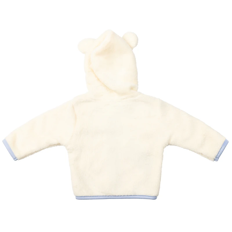 Toddler Sport Design Sweden  Cream Sporting Kansas City Tie-Breaker Teddy Full-Zip Hoodie