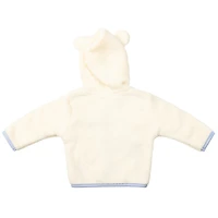Toddler Sport Design Sweden  Cream Sporting Kansas City Tie-Breaker Teddy Full-Zip Hoodie