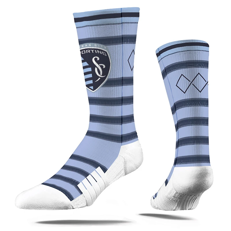 Chaussettes unisexes Strideline Sporting Kansas City 2025 Jersey Hook Premium Crew