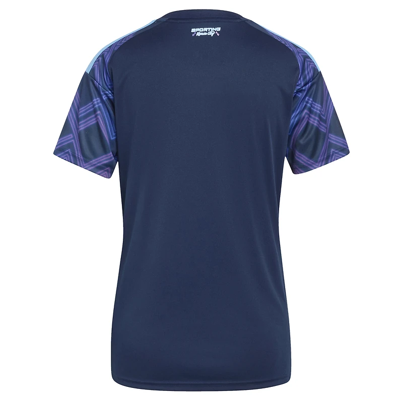 Women's adidas Blue Sporting Kansas City 2026 The 18th & Vine Kit Replica Jersey
