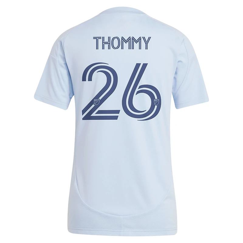 Women's adidas Erik Thommy Light Blue Sporting Kansas City 2025 One KC Replica Player Jersey