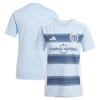 Women's adidas  Light Blue Sporting Kansas City 2025 One KC Replica Jersey