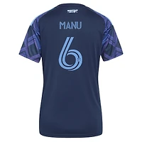 Maillot réplique adidas Manu García bleu Sporting Kansas City 2026 « The 18th & Vine » pour femme