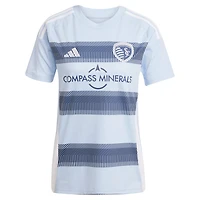 Women's adidas Manu García Light Blue Sporting Kansas City 2025 One KC Replica Jersey