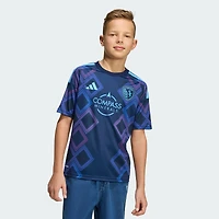 Maillot réplique adidas Sporting Kansas City 2026 « The 18th & Vine » bleu pour jeunes