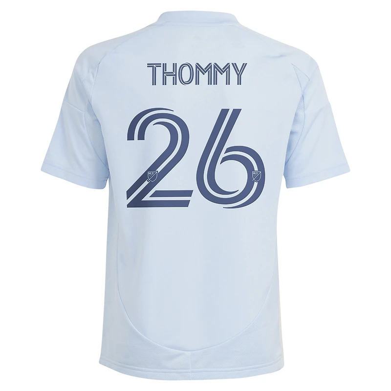 Youth adidas Erik Thommy Light Blue Sporting Kansas City 2025 One KC Replica Player Jersey