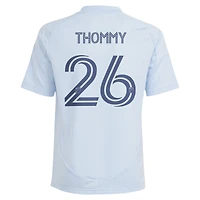 Youth adidas Erik Thommy Light Blue Sporting Kansas City 2025 One KC Replica Player Jersey
