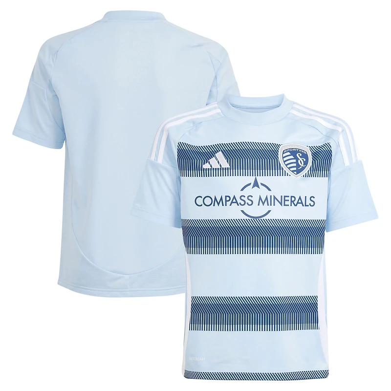 Youth adidas Light Blue Sporting Kansas City 2025 One KC Replica Jersey