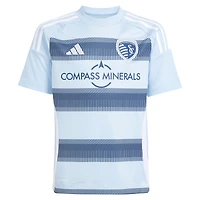 Youth adidas  Light Blue Sporting Kansas City 2025 One KC Replica Jersey