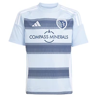 Youth adidas Manu García Light Blue Sporting Kansas City 2025 One KC Replica Jersey