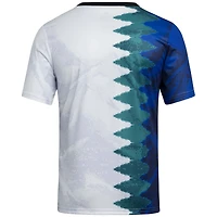 Haut d'avant-match adidas blanc Sporting Kansas City 2025 Gaming AEROREADY pour jeunes