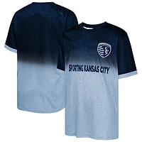 Youth Outerstuff Navy Sporting Kansas City Stalwart Defender T-Shirt