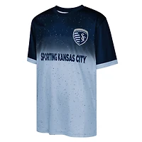 Youth Outerstuff Navy Sporting Kansas City Stalwart Defender T-Shirt
