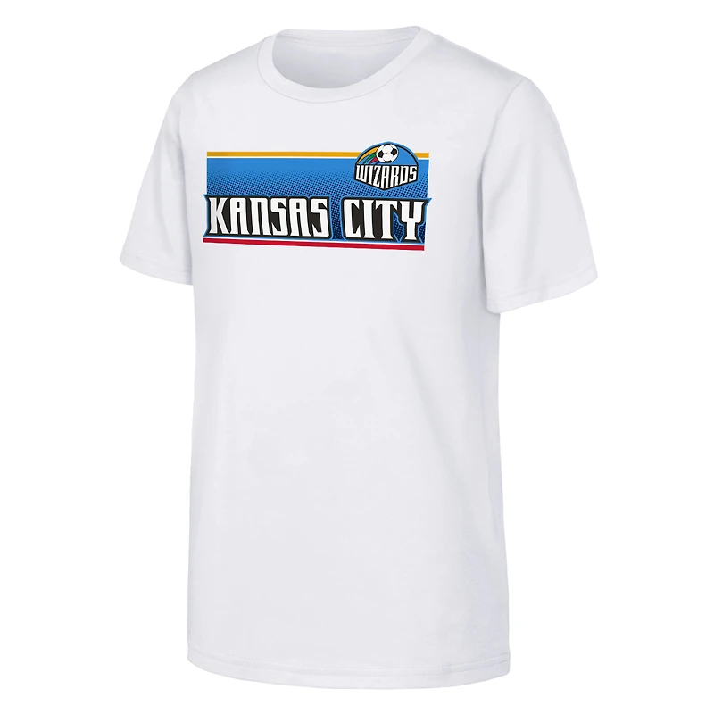 Youth White Sporting Kansas City 2024 Jersey Hook T-Shirt