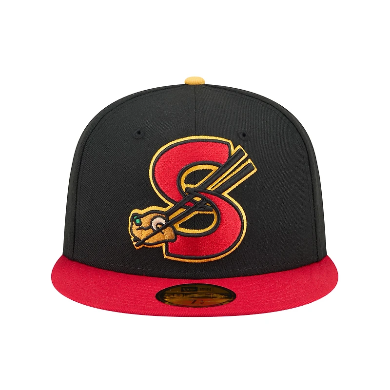 Men's New Era  Black Springfield Cardinals Theme Nights 59FIFTY Fitted Hat