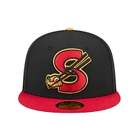 Men's New Era  Black Springfield Cardinals Theme Nights 59FIFTY Fitted Hat