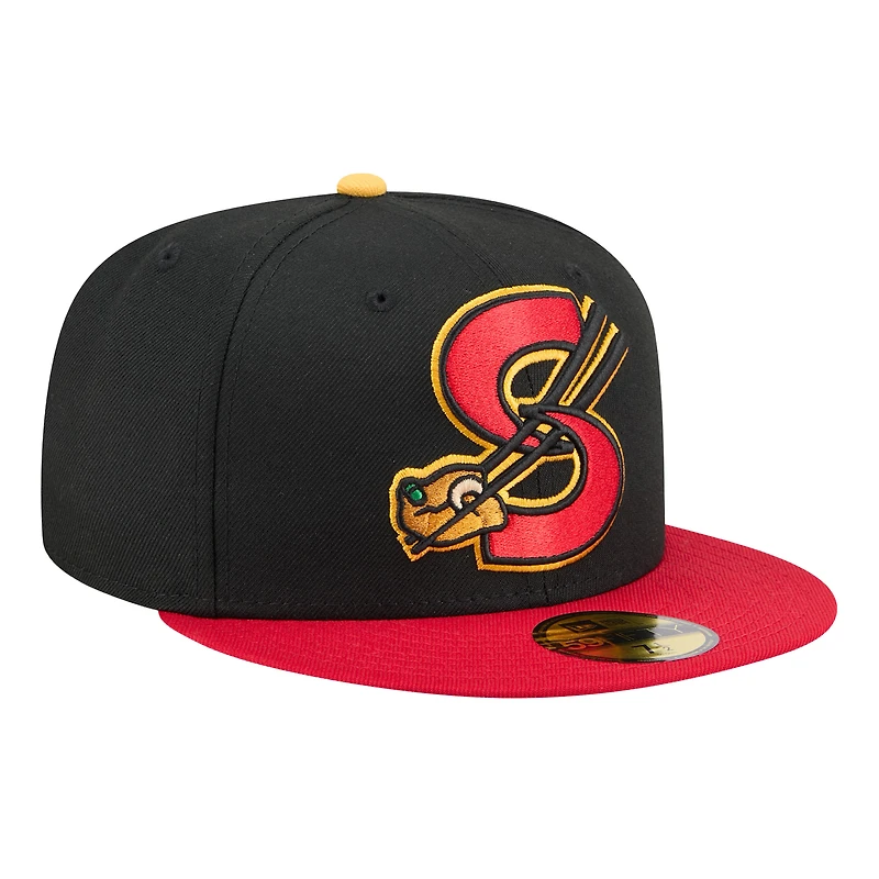 Men's New Era  Black Springfield Cardinals Theme Nights 59FIFTY Fitted Hat