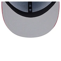 Men's New Era  Light Blue/Red Springfield Cardinals Authentic Collection 59FIFTY Fitted Hat