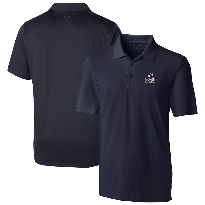 Men's Cutter & Buck Navy Springfield Cardinals Big Tall DryTec Forge Stretch Polo