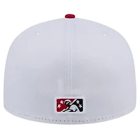 Casquette ajustée 59FIFTY noire New Era pour hommes, soirée à thème Cashew Chicken des Springfield Cardinals