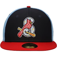 Men's New Era Navy Cardenales de Springfield Copa la Diversión 59FIFTY Fitted Hat