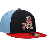 Men's New Era Navy Cardenales de Springfield Copa la Diversión 59FIFTY Fitted Hat