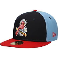 Men's New Era Navy Cardenales de Springfield Copa la Diversión 59FIFTY Fitted Hat