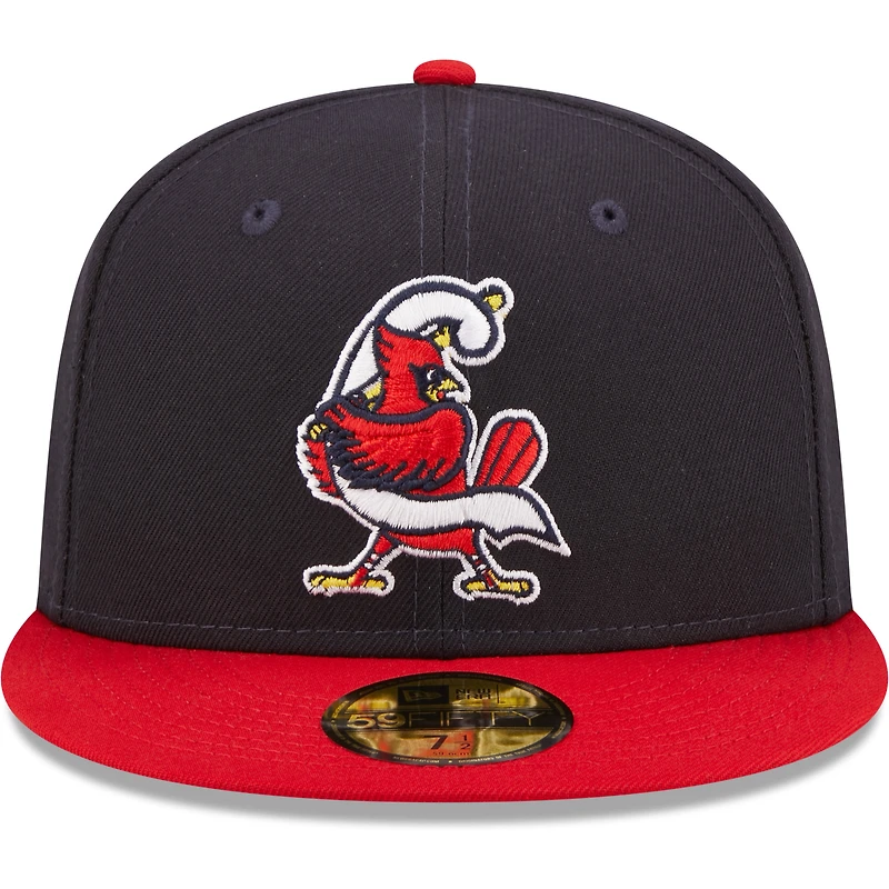 Men's New Era Navy Springfield Cardinals Authentic Collection 59FIFTY Fitted Hat