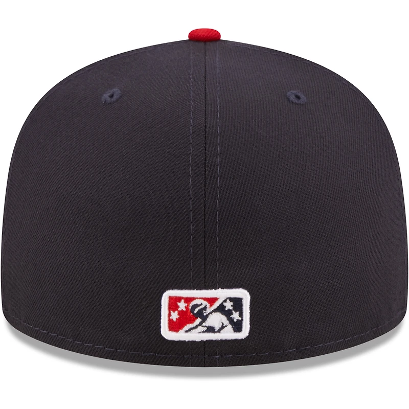 Men's New Era Navy Springfield Cardinals Authentic Collection 59FIFTY Fitted Hat
