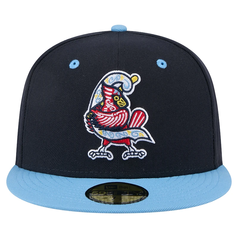 Men's New Era Navy Springfield Cardinals Copa de la Diversión 59FIFTY Fitted Hat