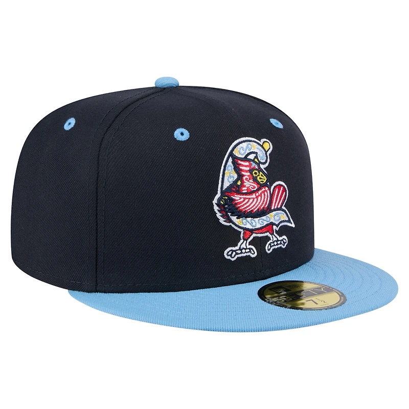 Men's New Era Navy Springfield Cardinals Copa de la Diversión 59FIFTY Fitted Hat