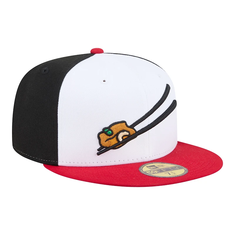 Men's New Era White/Black Springfield Cardinals Minor League Theme Nights 59FIFTY Fitted Hat