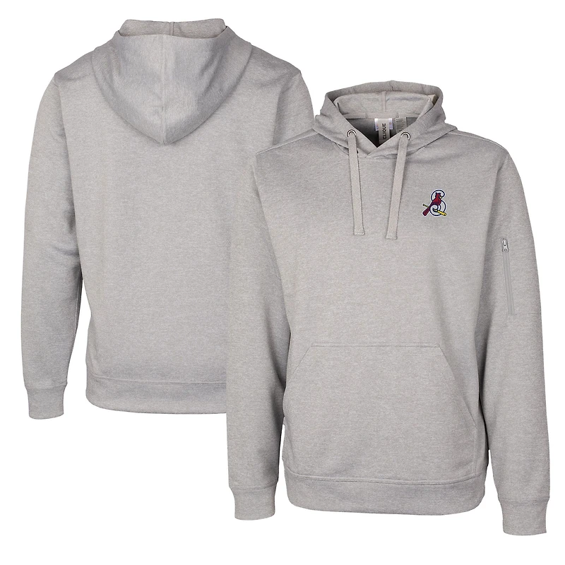 Unisex Cutter & Buck Gray Springfield Cardinals Clique Lift Eco Performance Pullover Hoodie Sweatshirt