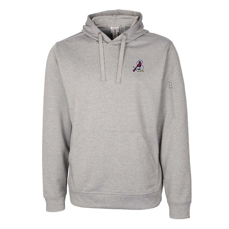Unisex Cutter & Buck Gray Springfield Cardinals Clique Lift Eco Performance Pullover Hoodie Sweatshirt