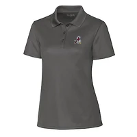 Women's Cutter & Buck  Steel Springfield Cardinals Clique Spin Eco Performance Pique Polo