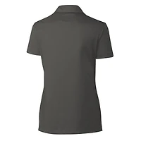 Women's Cutter & Buck  Steel Springfield Cardinals Clique Spin Eco Performance Pique Polo