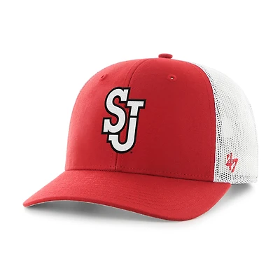 Casquette de camionneur ajustable St. John's Red Storm '47 pour homme